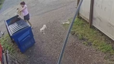 Watch Woman Caught On Cam Throwing Puppies In Trash Arrested After