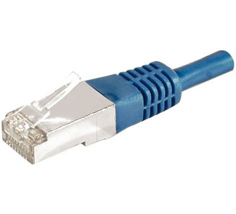 Xeilom Cordon Rj45 Cat 6a F Utp Pvc 7 50m Bleu