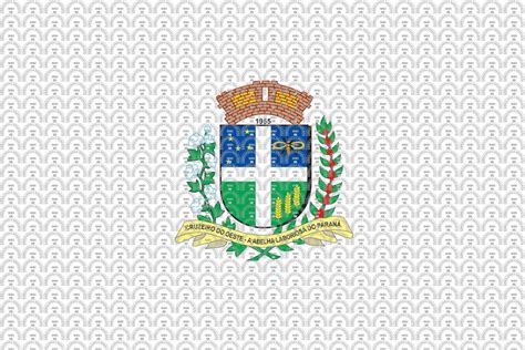 Bras O E Bandeira Do Munic Pio De Cruzeiro Do Oeste Pr Mbi Br