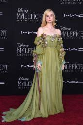 Elle Fanning Maleficent Mistress Of Evil Premiere In La Celebmafia