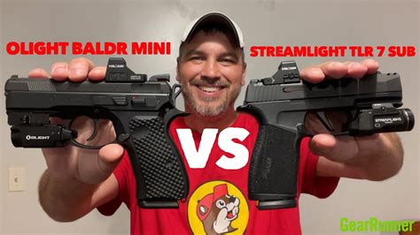 Olight Baldr Mini Vs Streamlight Tlr Sub Youtube