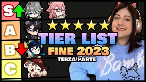 Classifica Tier List Stelle Di Genshin Impact Edizione Post