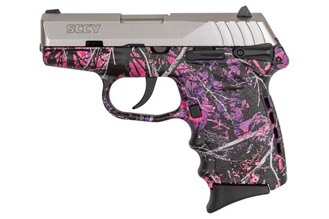 Sccy Cpx 1 9mm Pistol With Muddy Girl Frame And Satin Stainless Finish Sportsman S Outdoor