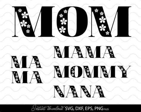 Best Mom Ever Svg German Mothers Day Svg Bundle Floral Mama Svg Mom