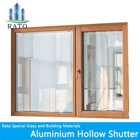 New Design Built In Louver A Mm Intelligent Hollow Shutter