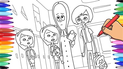 √ Addams Family Coloring Pages / Fester From The Addams Family Coloring Page : Les enfants ...