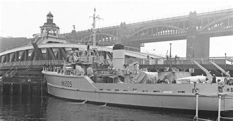 When the warship HMS Northumbria collided with the Swing Bridge on the ...