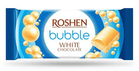 Roshen Czekolada biała napowietrzana Bubble White 80g 14615960404