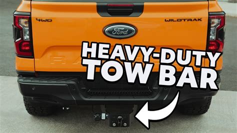 Ford Ranger Heavy Duty Fixed Flange Tow Bar Youtube