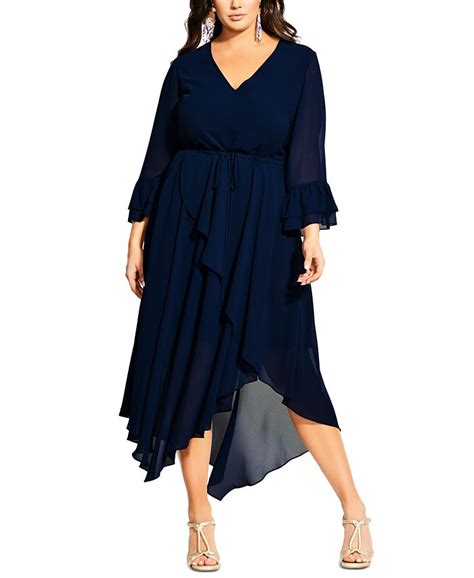 City Chic Trendy Plus Size Hidden Treasure Maxi Dress Macys