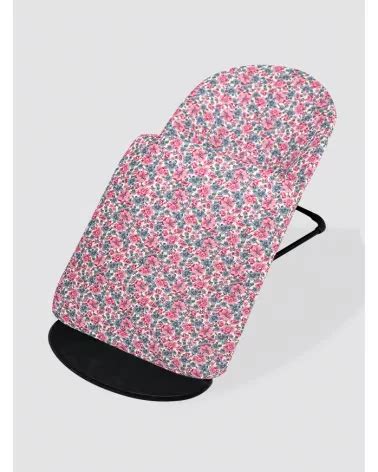 Funda con saco para Hamaca Babybjörn Lino Rústico Flor Buganvilla