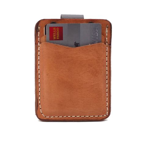 The Oak Creek Ventura Minimalist Leather Wallet In Hermann Oak Natural