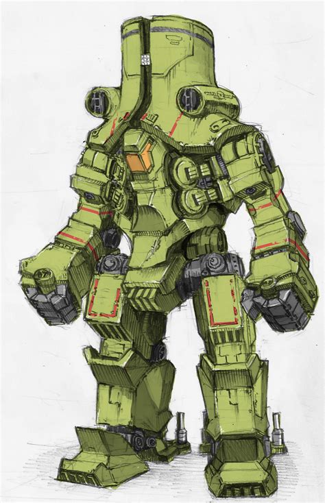 Blog Paper Toy Papertoys Pacific Rim Cherno Alpha Template Preview