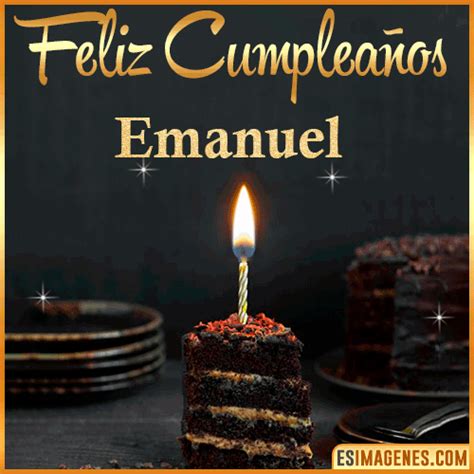 【º‿º】 Feliz Cumpleaños Emanuel【 ️】30 Tarjetas Y 