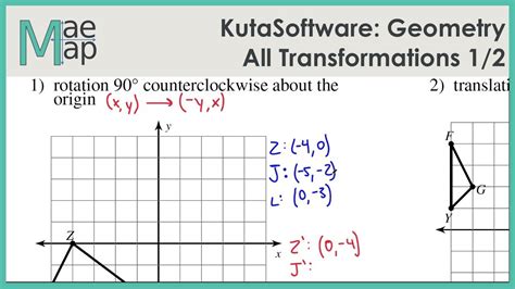 Kutasoftware Geometry All Transformations Part 2 Youtube