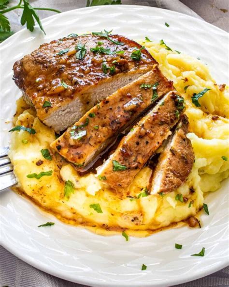 Apple Cider Glazed Pork Chops - Craving Home Cooked