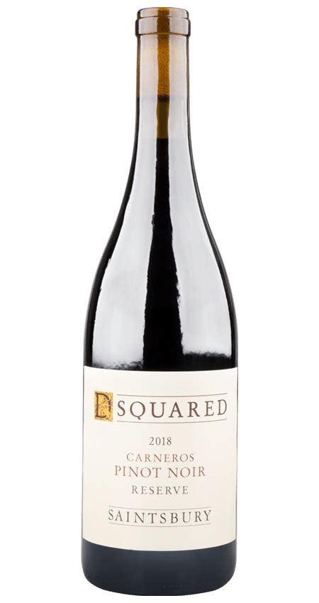 Saintsbury Vineyards 2018 D Squared Pinot Noir Reserve Napa Valley Carneros | Wine Bounty