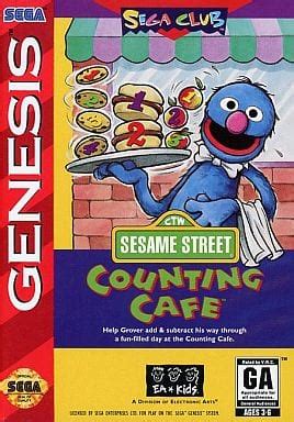 駿河屋 GENISIS 北米 版 SESAME STREET COUNTING CAFEジェネシス海外版メガドライブ