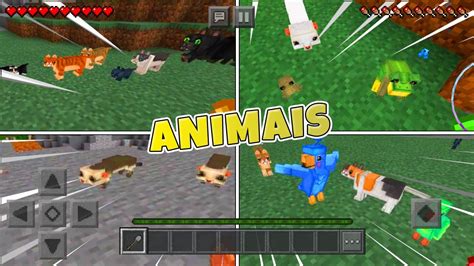 Addon Que Adiciona Novos Animais No Minecraft Pe