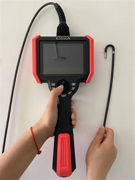 Portable Industrial Borescope With Dual Lens 360 Degree Joystick