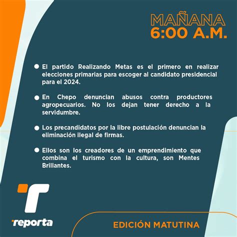 Telemetro Reporta On Twitter Avancestr Precandidatos Por Libre