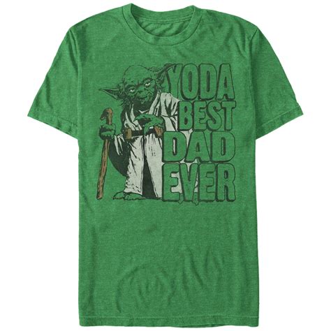 Star Wars Men's Father's Day Yoda Best T-Shirt - Walmart.com