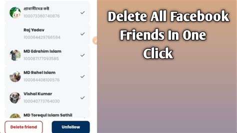 How To Delete All Facebook Friends In One Click Youtube