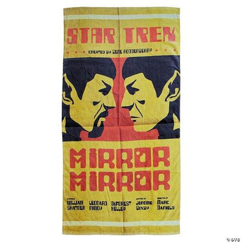 Star Trek Spock Mirror Mirror 60"x30" Beach Towel | Oriental Trading