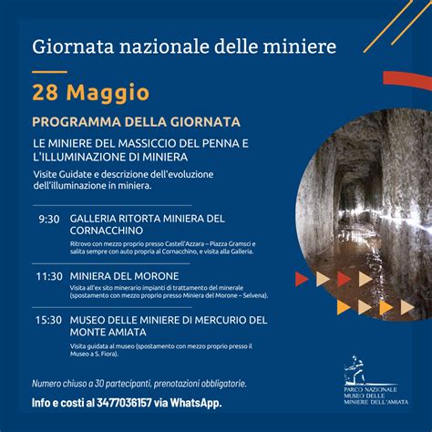 XIV Giornata Nazionale Delle Miniere 28 29 Maggio 2022