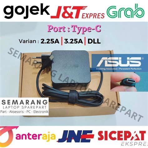 Jual New Charger Asus Zenbook Ux370 Ux370u Ux370ua Type Tipe C Cas Casan Adaptor Laptop Shopee