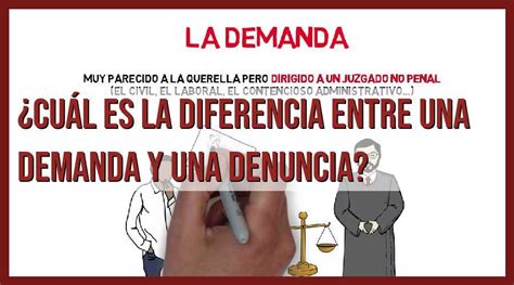 Diferencia Entre Demanda Y Denuncia Todo Lo Que Necesitas Saber