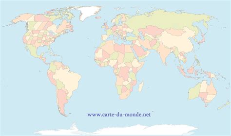 Carte Du Monde Gratuit Carte