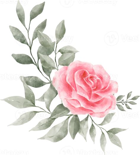 Rosa Acuarela Png Rosa Acuarela Png Flor Rosa Flores Rosadas Png Y My