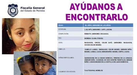 Desaparece Mujer Y Sus Dos Hijos En Morelos Ayúdanos A Encontrarlos