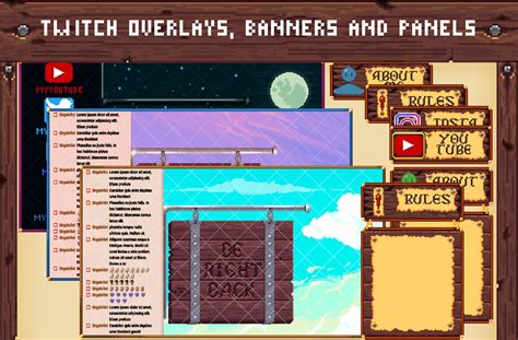 Animated Twitch Overlays Banners And Panels Package In A Cool Etsy