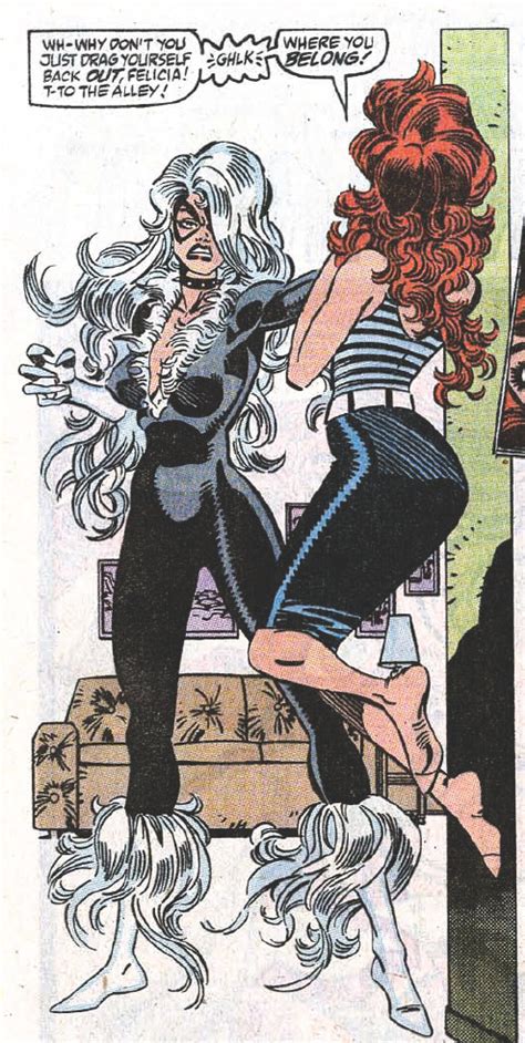 Inky Curves On Tumblr The Black Cat And Mary Jane In The Amazing