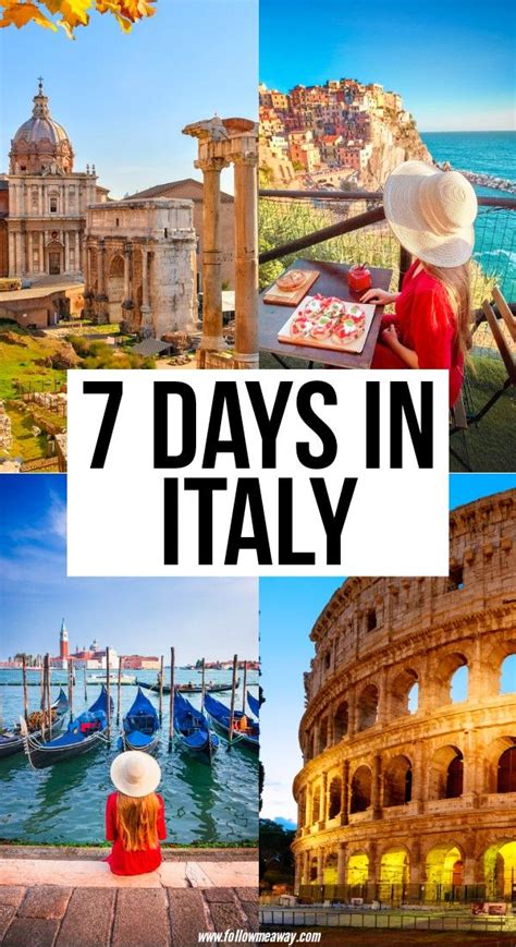 Days In Italy An Epic Week Italy Itinerary Italy Trip Planning