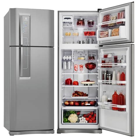 Refrigerador Electrolux 2p 459l Inox Df52x 110v R 3 040 29 Em