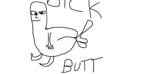 Hand Drawn Dickbutt Imgur