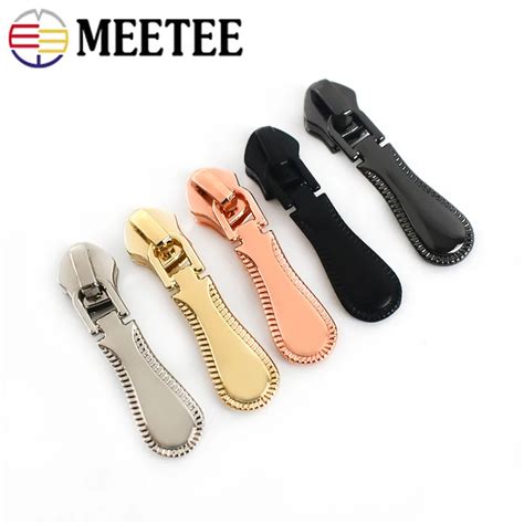 20pcs Meetee 3 5 Metal Zipper Sliders For Nylon Zipper Bag Garment