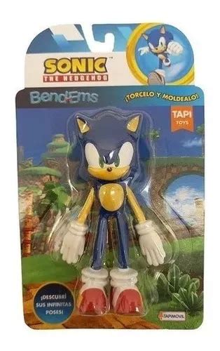 Sonic The Hedgehog Sonic Flexible Bend Ems Orig Replay Mercadolibre