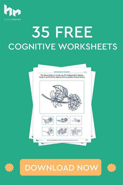 Free Cognitive Worksheets For Therapists Ots And Speech Therapists