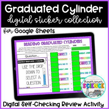 Reading Graduated Cylinders Digital Worksheet By Brower Power Science