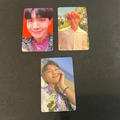 BTS RM AND JHOPE OFFICIAL PHOTOCARD SET LOVE YOURSELF HER AND ANSWER