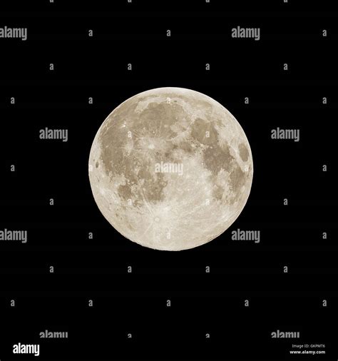 Full moon, yellow color Stock Photo - Alamy