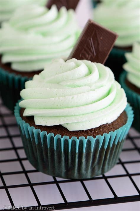 Andes Mint Cupcakes The Best Homemade Chocolate Cupcakes Topped With