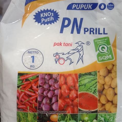 Jual Pupuk Kno Putih Pak Tani Pn Prill Kg Kemasan Pabrik Shopee