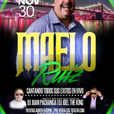 Maelo Ruiz En Concierto Tickeri Concert Tickets Latin Tickets