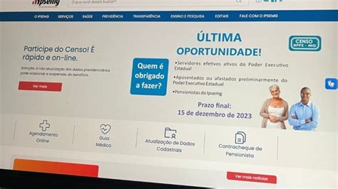 Prazo Para Realizar O Censo Previdenciário Termina Na Sexta Feira