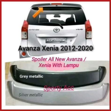 Spoiler Sayap Mobil Avanza Xenia Lampu Rem Lazada Indonesia